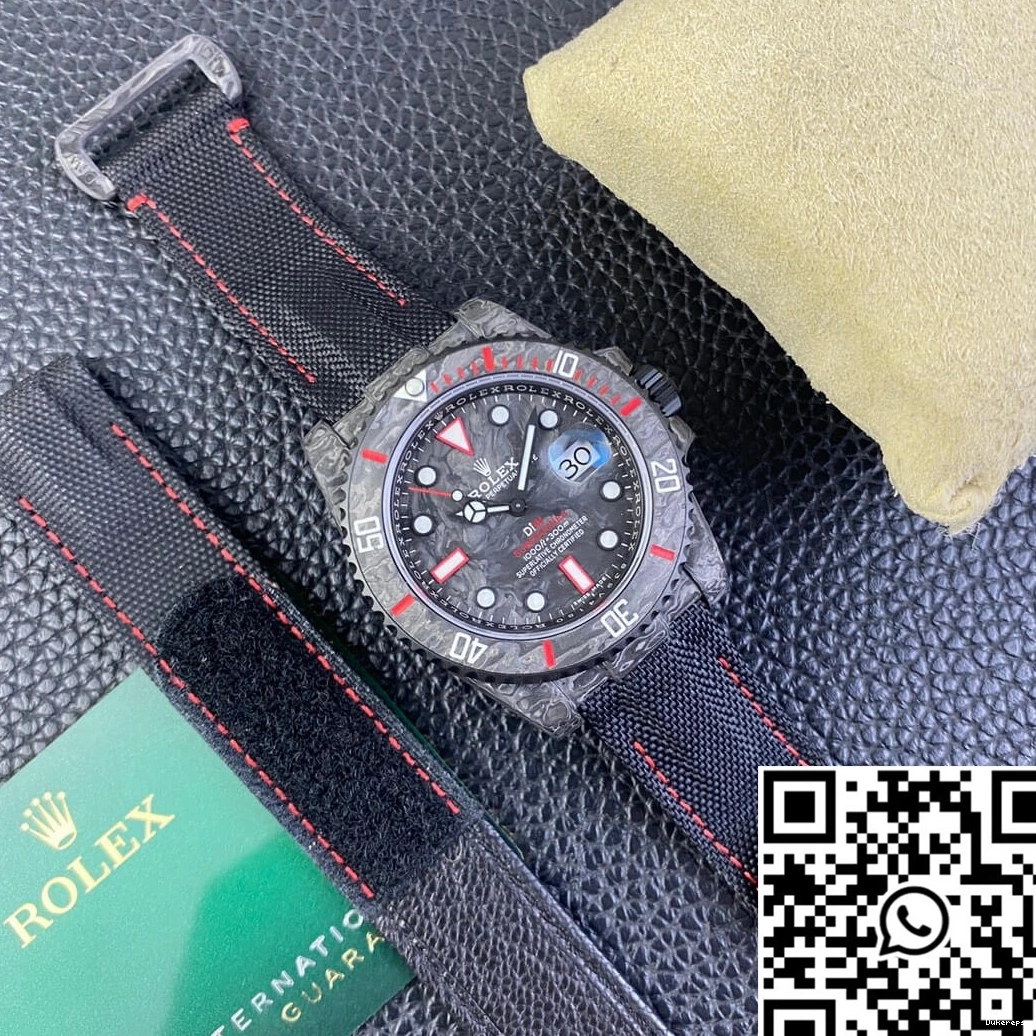 Submariner Rolex Velcro Factory VS 1245 Nylon UrbanChic DIW Strap 0705